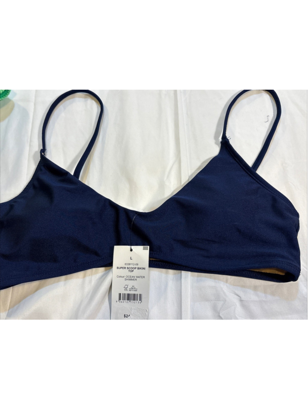 Cotton On Body Super Scoop Bikini Top Large